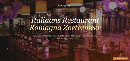 Website Restaurant Romagna